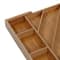 Honey Can Do 8-Compartment Bamboo Diagonal Drawer Organizer